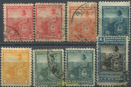 666185 USED ARGENTINA 1899 SIMBOLOS DE LA REPUBLICA - Unused Stamps