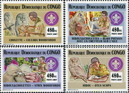 628787 MNH CONGO. República Democrática 2007 CENTENARIO DEL ESCULTISMO - Oblitérés