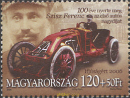 229424 MNH HUNGRIA 2006 CARRERA AUTOMOVILISTICA - Used Stamps