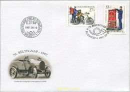 634296 MNH HUNGRIA 1997 70 DIA DEL SELLO - Used Stamps