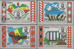 637599 MNH RUANDA 1982 20 ANIVERSARIO DE LA INDEPENDENCIA - 1980-1989