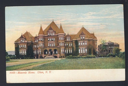 Masonic Home Fraternity - Utica N.Y. USA C.1910s - Utica