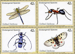 226666 MNH NACIONES UNIDAS. Nueva York 2009 FAUNA EN PELIGRO DE EXTINCION - Spiders