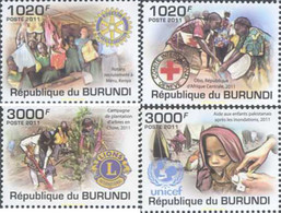 639076 MNH BURUNDI 2011 ORGANIZACION HUMANITARIA - Used Stamps