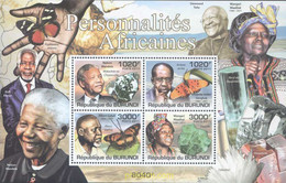 639210 MNH BURUNDI 2011 PERSONALIDADES AFRICANA - Usati