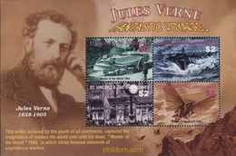 640525 MNH SAN VICENTE GRANADINAS 2005 JULIO VERNE - 100 AÑOS - Ecrivains