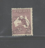 AUSTRALIA  1913;  2 Shilling,  #11 USED, NO THIN, NO PINHOLES,etc C.V.=$140.00 - Usados