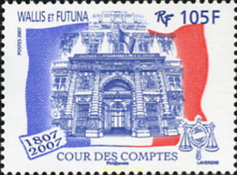 224302 MNH WALLIS Y FUTUNA 2007 TRIBUNAL DE CUENTAS - Oblitérés