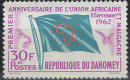 657009 MNH DAHOMEY 1962 ANIVERSARIO DE LA UNION AFRICANA Y MADAGASCAR. LEYENDA - REPUBLIQUE DU DAHOMEY- - Autres & Non Classés