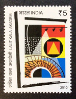 INDIA 2010 LALIT KALA AKADEMI 1v Stamp MNH As Per Scan P.O Fresh & Fine - Autres & Non Classés