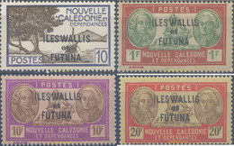 658493 HINGED WALLIS Y FUTUNA 1944 SELLOS DE NUEVA CALEDONIA DE 1928-38 SIN RF SOBRECARGADOS - Used Stamps