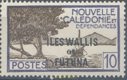 658494 HINGED WALLIS Y FUTUNA 1944 SELLOS DE NUEVA CALEDONIA DE 1928-38 SIN RF SOBRECARGADOS - Used Stamps