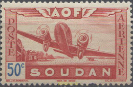 659276 HINGED SUDAN FRANCES 1942 SELLOS AEREOS - Otros & Sin Clasificación