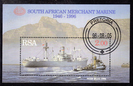 SOUTH AFRICA - 1996 MERCHANT MARINE MS FINE USED CTO SG MS934 - Oblitérés