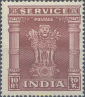 662124 MNH INDIA 1950 SELLOS DE SERVICIO, COLONIA DASOKA, FILIGRANA ESTRELLA MULTIPLE - Neufs