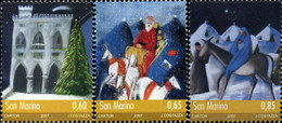 220121 MNH SAN MARINO 2007 NAVIDAD - Usados