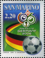 220134 MNH SAN MARINO 2006 COPA DEL MUNDO DE FUTBOL 2006 EN ALEMANIA - Used Stamps