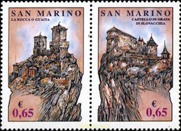 277109 MNH SAN MARINO 2007 FORTALEZAS DE SAN MARINO - Used Stamps