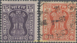 662123 USED INDIA 1967 SELLOS DE SERVICIO, COLONIA DASOKA, FILIGRANA - Ungebraucht