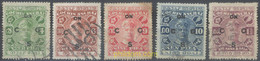 662372 USED INDIA 1918 SELLOS DE SERVICIO, COCHIN. SOBRECARGA - ON C,G,S - Collezioni & Lotti