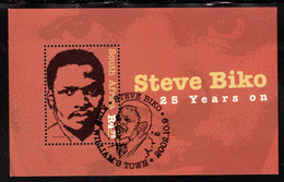 SOUTH AFRICA - 2002 STEVE BIKO ANNIVERSARY MS FINE USED CTO SG MS1401 - Gebruikt