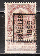 PRE35A  Armoiries - Bonne Valeur - Bruxelles 1895 - MNG - LOOK!!!! - Roller Precancels 1894-99