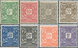672296 HINGED MAURITANIA 1914 TASAS - Used Stamps