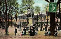 CPA PARIS 4e Statue De Louis XII. Place Des Vosges (446009) - Statues