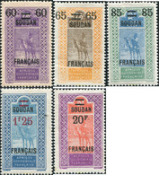 674262 HINGED SUDAN FRANCES 1922 SELLOS SOBRECARGADOS - Altri & Non Classificati
