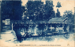 CPA MONTGERON - La Passerelle Du Moulin De Senlis (488860) - Montgeron