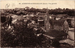 CPA AUBERIVES-de-ROUSSILLON - Vue Générale (489223) - Roussillon