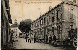 CPA MOIRANS - L'Ambulance D'Alboussiere - Au Fond - La Mairie (489557) - Moirans