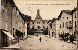 CPA St-JEAN-de-BOURNAY - Rue De L'Hotel-de-Ville (489841) - Saint-Jean-de-Bournay