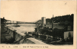 CPA LYON Quai De VAISE Et Pont De La Gare (442333) - Lyon 9
