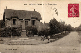 CPA FLOGNY - Les Promenades (357820) - Flogny La Chapelle