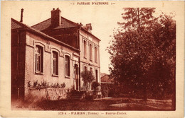 CPA Paysage D'Automne - Paron - Mairie - Écoles (358372) - Paron