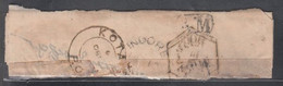 India  1890's  Stampless Cover Indoor To Kota  A.M. Delivery # 11770  D   Inde  Indien - Holkar