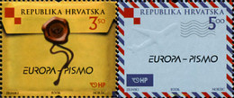 215647 MNH CROACIA 2008 EUROPA CEPT 2008 CARTAS - Andere & Zonder Classificatie