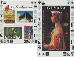 676401 MNH GUYANA 1991 700 ANIVERSARIO DE LA CONFEDERACION HELVETICA - Guyane (1966-...)