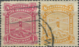 676476 USED NUEVA ZELANDA 1913 SELLOS DE SERVICIO - Variétés Et Curiosités