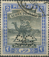 678566 USED SUDAN 1912 SELLOS DE SERVICIO. PERFORADOS (AS)/(SG) - Other & Unclassified