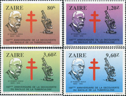 679243 MNH ZAIRE 1983 100 ANIVERSARIO DEL DESCUBRIMIENTO DE LA BACTERIA DE LA TUBERCULOSIS POR ROBERT KOCH - 1980-1989