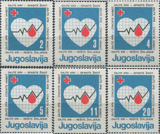 680648 MNH YUGOSLAVIA 1986 SELLOS DE LA BENEFICIENCIA. A FAVOR DE LA CRUZ ROJA - Collections, Lots & Séries