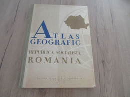 Roumanie Romania Tlas Geografic Republica Socialista Romania  1965  Bucaresti110 P +74 Photos - Vita Quotidiana