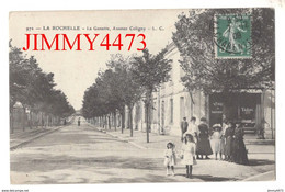 CPA - LA ROCHELLE - La Genette,  Avenue Coligny En 1909 ( Rue Bien Animée ) N° 972 - Edit. L. C. - La Rochelle