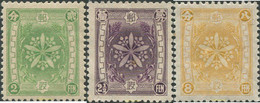 686068 HINGED MANCHURIA 1936 ORQUIDEA, PAPEL CON HILOS DE SEDA - 1932-45 Manchuria (Manchukuo)