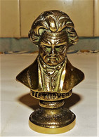 ANCIEN PETITE SCULPTURE STATUETTE Ou SCEAU VIERGE BEETHOVEN EN BRONZE Tbe Propre - Bronzes