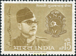 687875 HINGED INDIA 1964 67 ANIVERSARIO DE NETAJI SUBHAS CHANDRA BOSE - Neufs