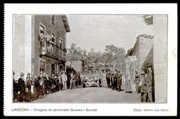 SABUGAL - LAGEOSA -Chegada Da Camionette Gouveia.(Ed. De António José Gomes/ Tip. Sociedade De Papelaria)  Carte Postale - Guarda