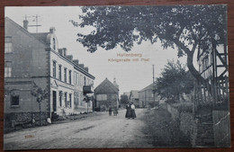 CPA  Hallenberg - Königstrasse Mit Post. Allemagne - Steinbach-Hallenberg